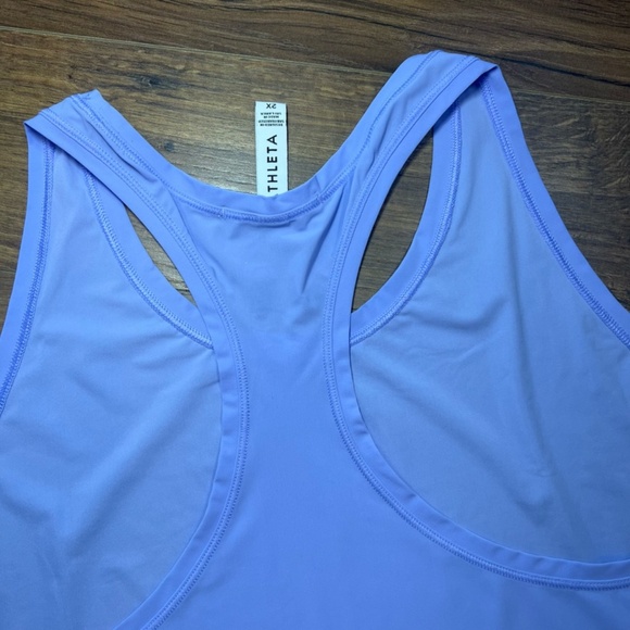 Athleta Women's Ultimate Train Tank Top Blue Racerback Athletic Performance  2XL - Picture 7 of 10